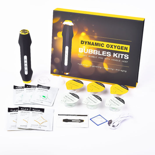 Portable CO2 Oxygen Bubble Pen – High-Frequency Facial Exfoliator & Serum Booster