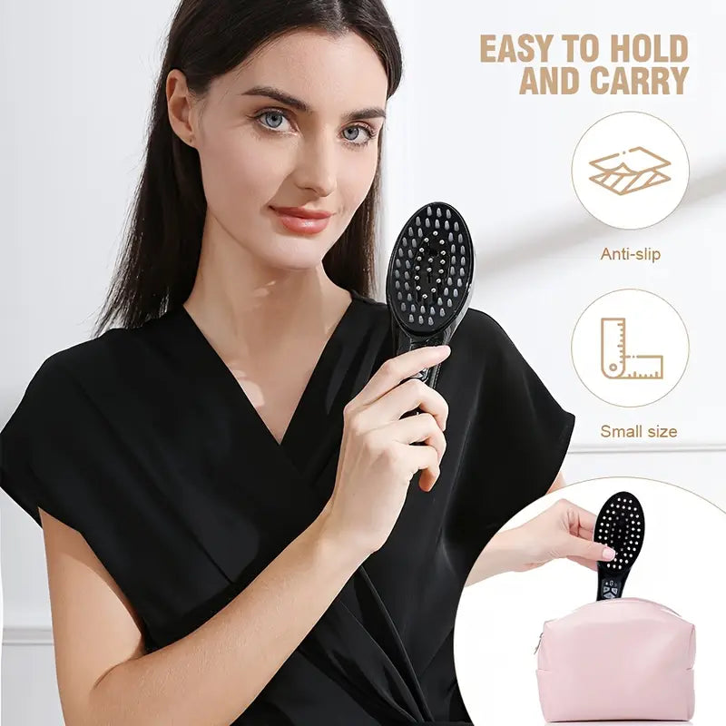 2-in-1 Hair Dryer & Straightener Comb – Smooth Styling with Ionic Technology