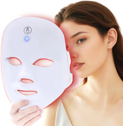 LED Light Therapy Mask – 7-Color Skin Care Mask, Cordless