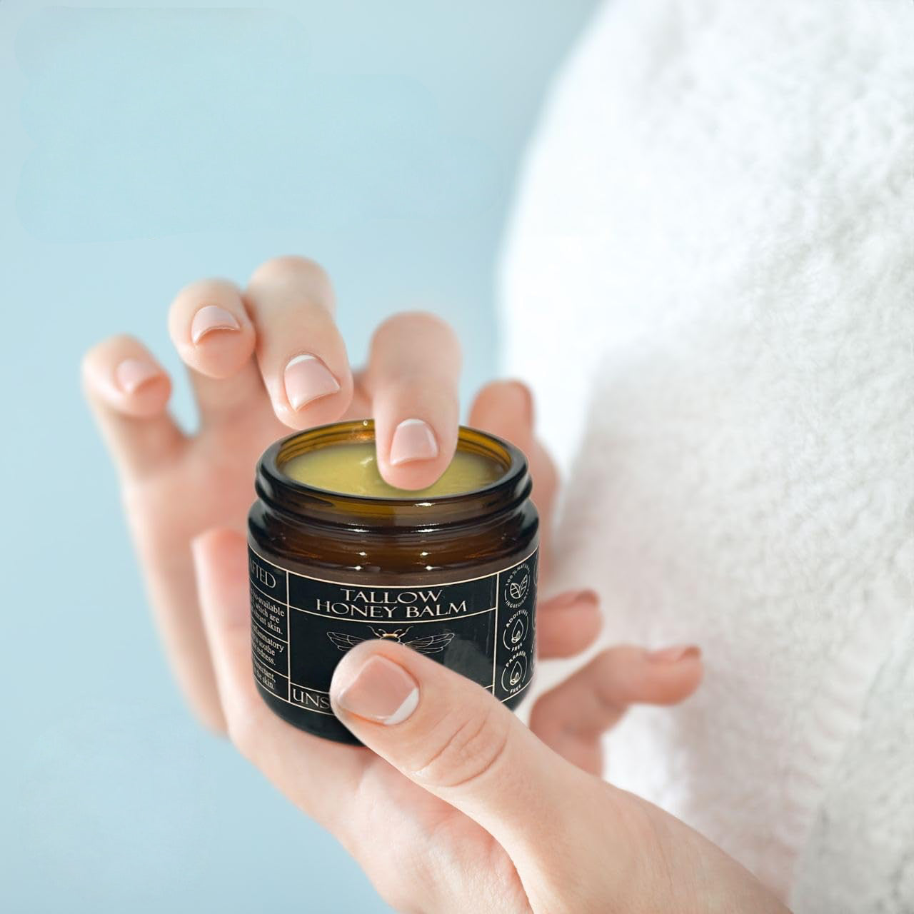 Honey Tallow Balm – Organic Moisturizer with Beef Tallow & Raw Honey