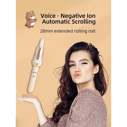Automatic Curling Stick – Electric Rotating Hair Curler 32mm