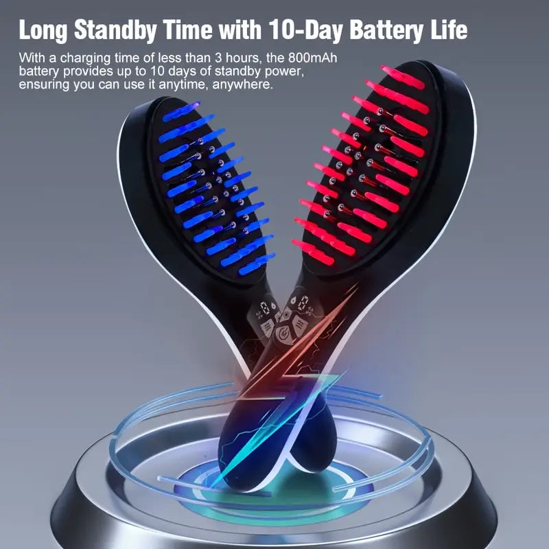 2-in-1 Hair Dryer & Straightener Comb – Smooth Styling with Ionic Technology