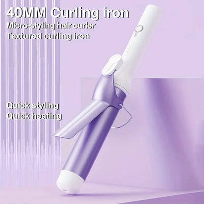 40MM Professional Hair Curler – Quick Heating, Big Curls & 4-Speed Control