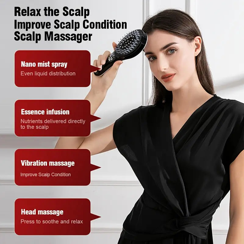 2-in-1 Hair Dryer & Straightener Comb – Smooth Styling with Ionic Technology