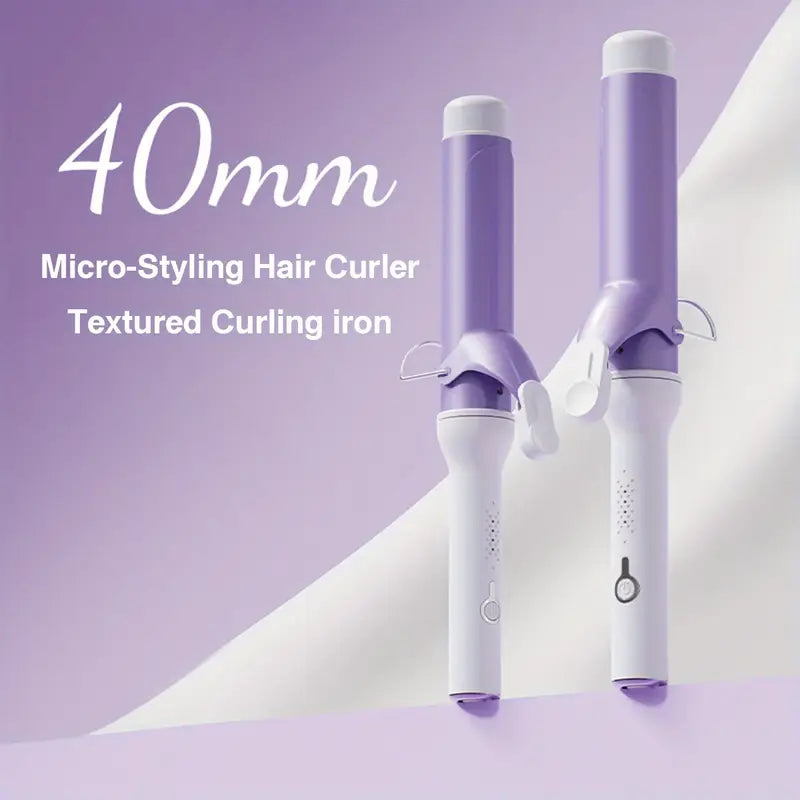 40MM Professional Hair Curler – Quick Heating, Big Curls & 4-Speed Control