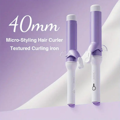 40MM Professional Hair Curler – Quick Heating, Big Curls & 4-Speed Control