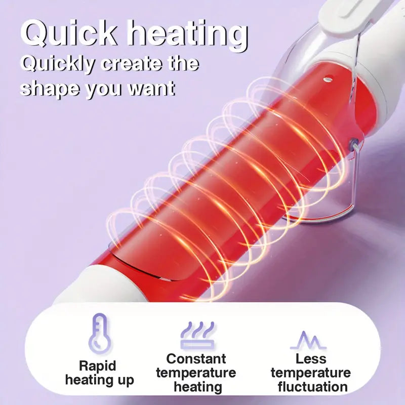 40MM Professional Hair Curler – Quick Heating, Big Curls & 4-Speed Control