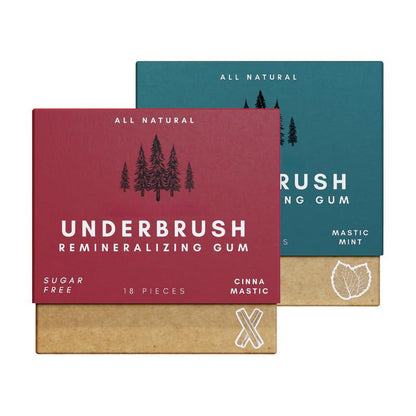 Underbrush Remineralizing Chewing Gum – Nano-Hydroxyapatite Formula for Stronger Teeth & Gums