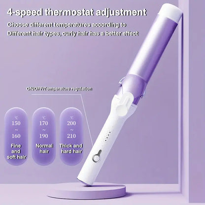 40MM Professional Hair Curler – Quick Heating, Big Curls & 4-Speed Control