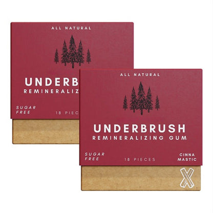Underbrush Remineralizing Chewing Gum – Nano-Hydroxyapatite Formula for Stronger Teeth & Gums